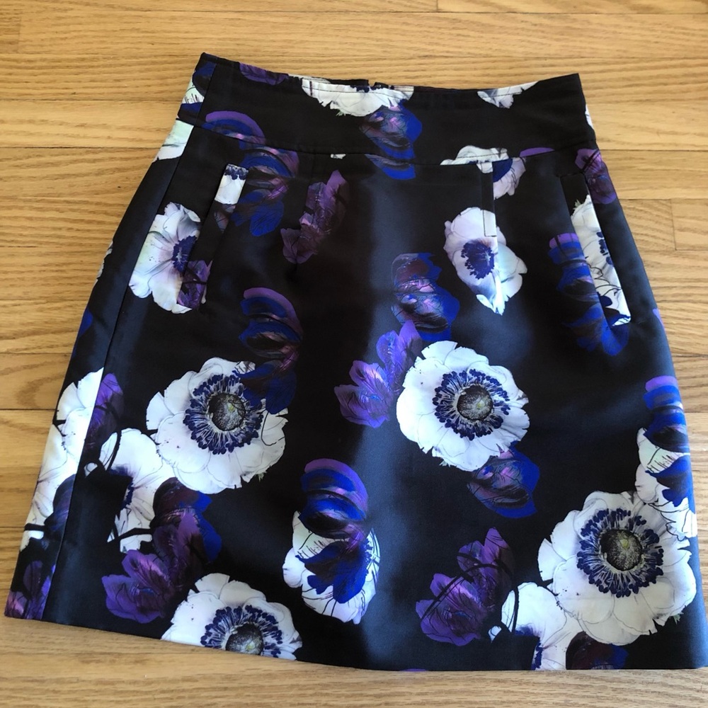 J Crew printed skirt